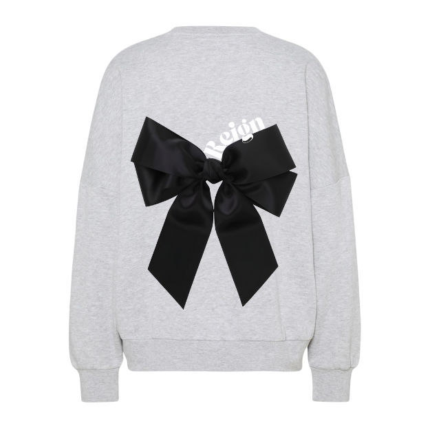 Coquette Bow Black Sweater