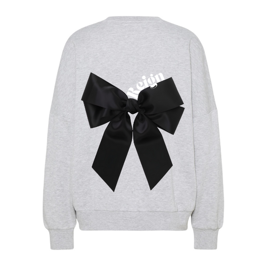 Coquette Bow Black Sweater